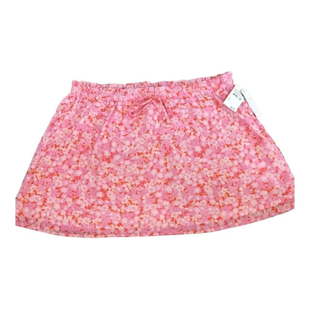 Abound Coral Pink Tarry Floral Skirt Various New With Tags
